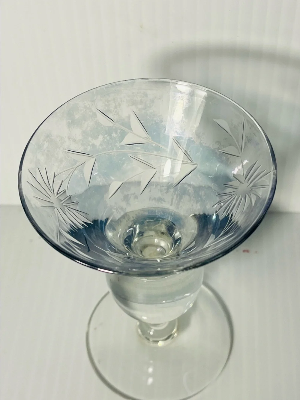 Vintage Stuart Crystal footed Glass